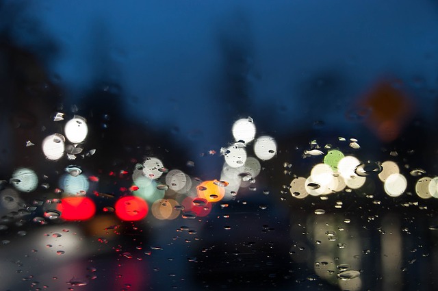 雨の日のドライブ